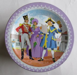 The Quality Steet Soldier & Lady with the town crier