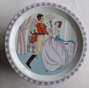 The Quality Street Soldier and Lady enjoy a dance, the first of many in different settings