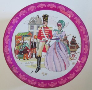 The Quality Street Soldier & Lady at the market