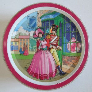 The Quality Street Soldier & Lady at the apothecary shop