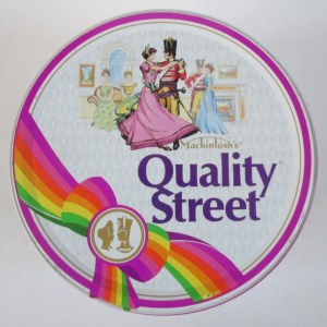 The Quality Street Soldier & Lady dancing in a country house