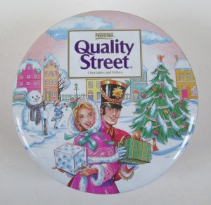 The Quality Street Soldier & Lady at Christmas