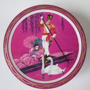 The Quality Street Soldier & Lady in a punt