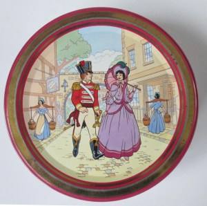 The Quality Street Soldier & Lady amongst milkmaids