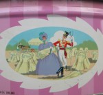 The Quality Street Soldier & Lady gather wheat