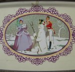 The Quality Street Soldier & Lady build a snowman