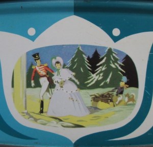 The Quality Street Soldier & Lady (and Boy) gather firewood