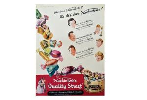 A Quality Street advertisment from Punch magazine 1951