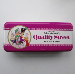 The Quality Street Soldier & Lady in a classic street pose