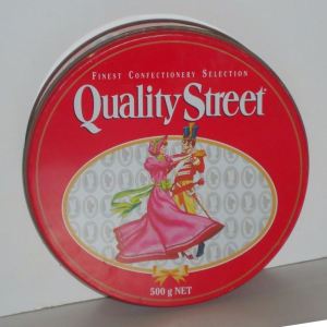 The Quality Street Soldier & Lady enjoy a dance