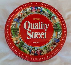 A panoramic view of the Quality Street Soldier & Lady